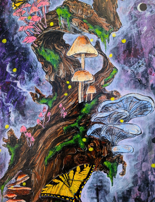 Mycelia's Magic Canvas Print