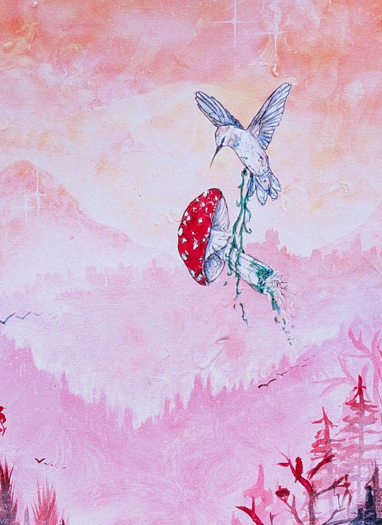 Humming's Afternoon Print