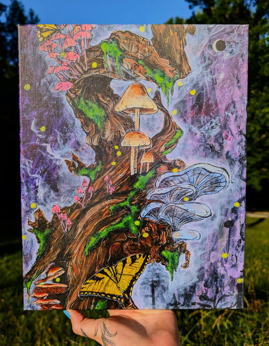 Mycelia's Magic Canvas Print