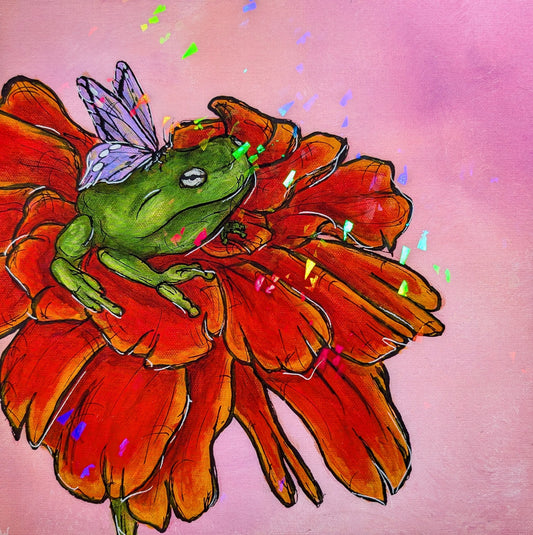 Toad Fairy (pt II) Holographic Print