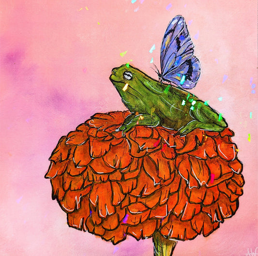 Toad Fairy (pt 1) Holographic Prints